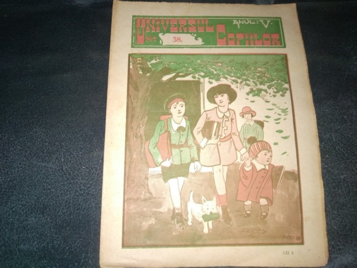 REVISTA UNIVERSUL COPIILOR NR 38 ANUL V