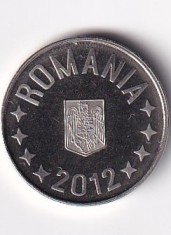 Romania 10 Bani 2012 - Din set de monetarie, Alinierea medalie &uarr;&uarr;, 20.4mm KM-191 UNC !!!