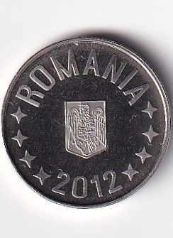 Romania 10 Bani 2012 - Proof, 20.4 mm KM-191 UNC !!! foto