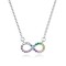 Lant - Colier din Argint 925 -INFINIT MULTICOLOR- infinity love symbol ARG416C