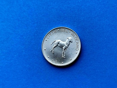 2 Lire 1975 Vatican-UNC-RAR- foto
