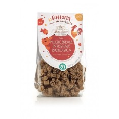 Paste integrale din multicereale fara gluten pentru copii, eco 250g Pasta Natura