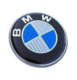 emblema volan 4,5 cm BMW carbon 45mm adeziv inclus