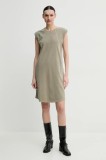 G-Star rochie din bumbac culoarea verde, mini, dreaptă, D26081-C756