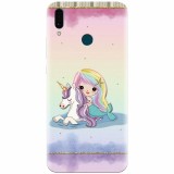 Husa silicon pentru Huawei Y9 2019, Mermaid Unicorn Play