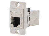 Adaptor DUALSLIM Cat 6 Ecranat Metal 8p8c 29mm