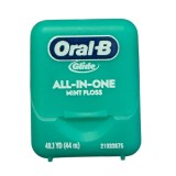 Ata Dentara, Oral-B, Glide, All-in-One, Rezistenta la Rupere, Textura Neteda, Aroma Menta, 44m
