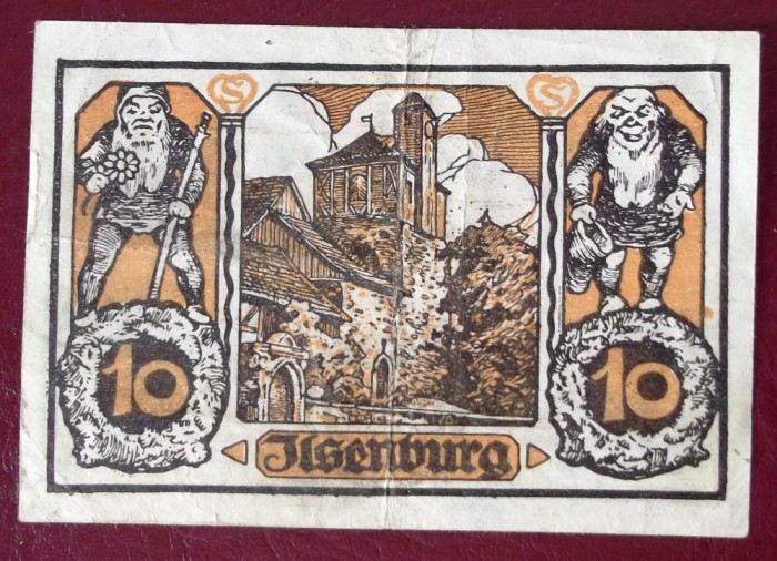 Germania notgeld 10 pfennig 1921 Ilsenburg **
