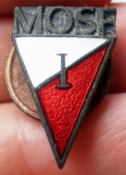 Insigna Militara Polonia MOSF I Milicyjna Odznaka Sprawności Fizycznej, 22mm, Email, Colectie