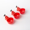 Set 6 Adapatori Pui Plastic Rosu - Adapator Pasari, Toate Taliile, Accesorii Petshop