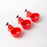 Set 6 Adapatori Pui Plastic Rosu - Adapator Pasari, Toate Taliile, Accesorii Petshop