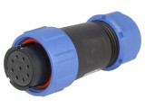 Conector mufă mamă 9 pini IP68