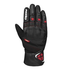 Manusi barbati pentru scuter - motocicleta Roadster iarna piele Ixon model Pro Hawker MS culoare: negru/rosu &ndash; degete tactile (100% waterproof + prote