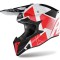 Casca Airoh Cross Wraap Raze Red 2022