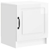 vidaXL Dulap de noapte Alb foarte lucios 43 x 34,5 x 47 cm 895723