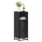 vidaXL Dulap de baie, negru, 35x37,5x100 cm, lemn prelucrat 849239