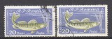 ROMANIA 1960 LP 510 a PISCICULTURA VALOAREA 20 BANI EROARE PUNCT PE N DIN CUVANTUL BANI STAMPILAT