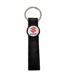 Breloc cheie din piele Eco Suzuki, Negru