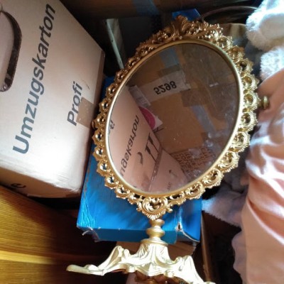 oglinda bronz antika foto