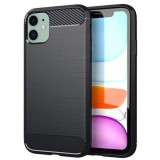 Husa pentru Apple iPhone 11, Techsuit, Carbon, Neagra