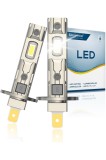 Becuri LED Sinoparcel H1, aprobate pentru &icirc;nlocuirea directă a farurilor de ceață cu halogen ale mașinii, alb 6500K, DC 12