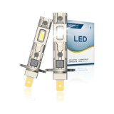 Becuri LED Sinoparcel H1, aprobate pentru &icirc;nlocuirea directă a farurilor de ceață cu halogen ale mașinii, alb 6500K, DC 12