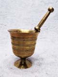Vtg MOJAR + PISTIL alama masiv 12 cm decor rustic metal
