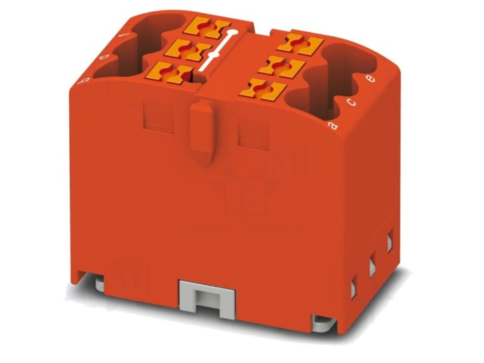 Conector de şine 24A 450V push-in