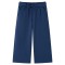 Pantaloni pentru copii cu picioare largi, bleumarin, 128