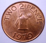 7.959 GUERNSEY 2 NEW PENCE 1979 XF/AUNC, Europa, Bronz