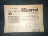 ZIARUL SPORTUL 29 SEPTEMBRIE 1984 ETAPA