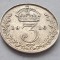373. Moneda Marea Britanie 3 pence 1916 (George V) (argint 0.925)