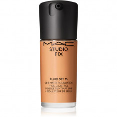 MAC Cosmetics Studio Fix Fluid SPF 15 24HR Matte Foundation + Oil Control machiaj cu efect matifiant SPF 15 culoare NC43.5 30 ml