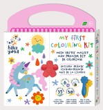 Cumpara ieftin Primul meu kit de desenat - Prietenii Unicorni, Haku Yoka, portabil