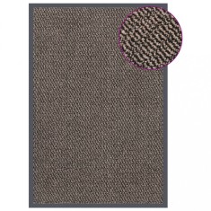 vidaXL Covoraș de intrare cu smocuri, maro &icirc;nchis, 80x120 cm 326940