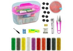Set croitorie, 50 piese, multicolor foto