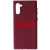 Husa Silicon Burgundy Samsung Galaxy Note 10 - Calitate Superioara, Protectie Premium