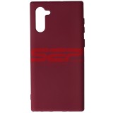 Husa Silicon Burgundy Samsung Galaxy Note 10 - Calitate Superioara, Protectie Premium