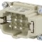 Conector HDC Han E 6 pini 6+PE