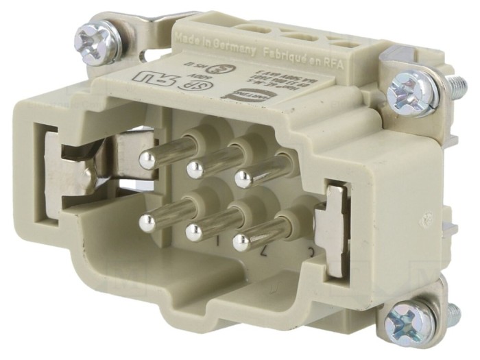 Conector HDC Han E&reg; 6 PIN 6 PE
