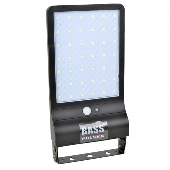 Lampa tip proiector solar Bass BS-5906, putere 20W, 42 x Led, senzor miscare, IP65 foto