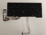Tastatura Laptop, Lenovo, ThinkPad T14s Gen 6 Type 21M1, 21M2, 21N1, 21N2, 21QX, 21QY, 21R1, 21R2, 21TB, 21TC, iluminata, neagra, layout UK