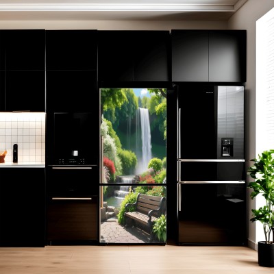Folie imprimata color pentru decor Frigider, dimensiune 200 x 90cm, model: AVX-FR28 foto