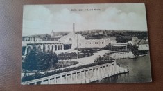 Carte postala, Baia Ocna, baile calde si lacul Horia, 1928