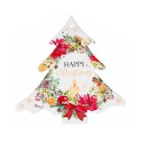 Suport vase fierbinti Craciun ceramica multicolora IOI 20x20 cm