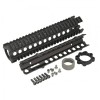 RIS Handguard 9 inch Airsoft Big Dragon, Aluminiu CNC, Negru, 247mm