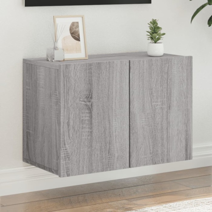 Gossi comoda tv de perete, gri sonoma, 60x30x41 cm