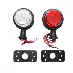 Lampa laterala gabarit rotativa LED 12-24V alb-rosu