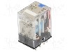 Releu electromagnetic, 24V DC, 5A, DPDT, serie MY2, OMRON - MY2IN1-D2 24VDC (S) foto