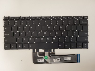 Tastatura Laptop, Lenovo, ThinkBook 13s G2 ARE Type 20WC, iluminata, neagra, layout US foto